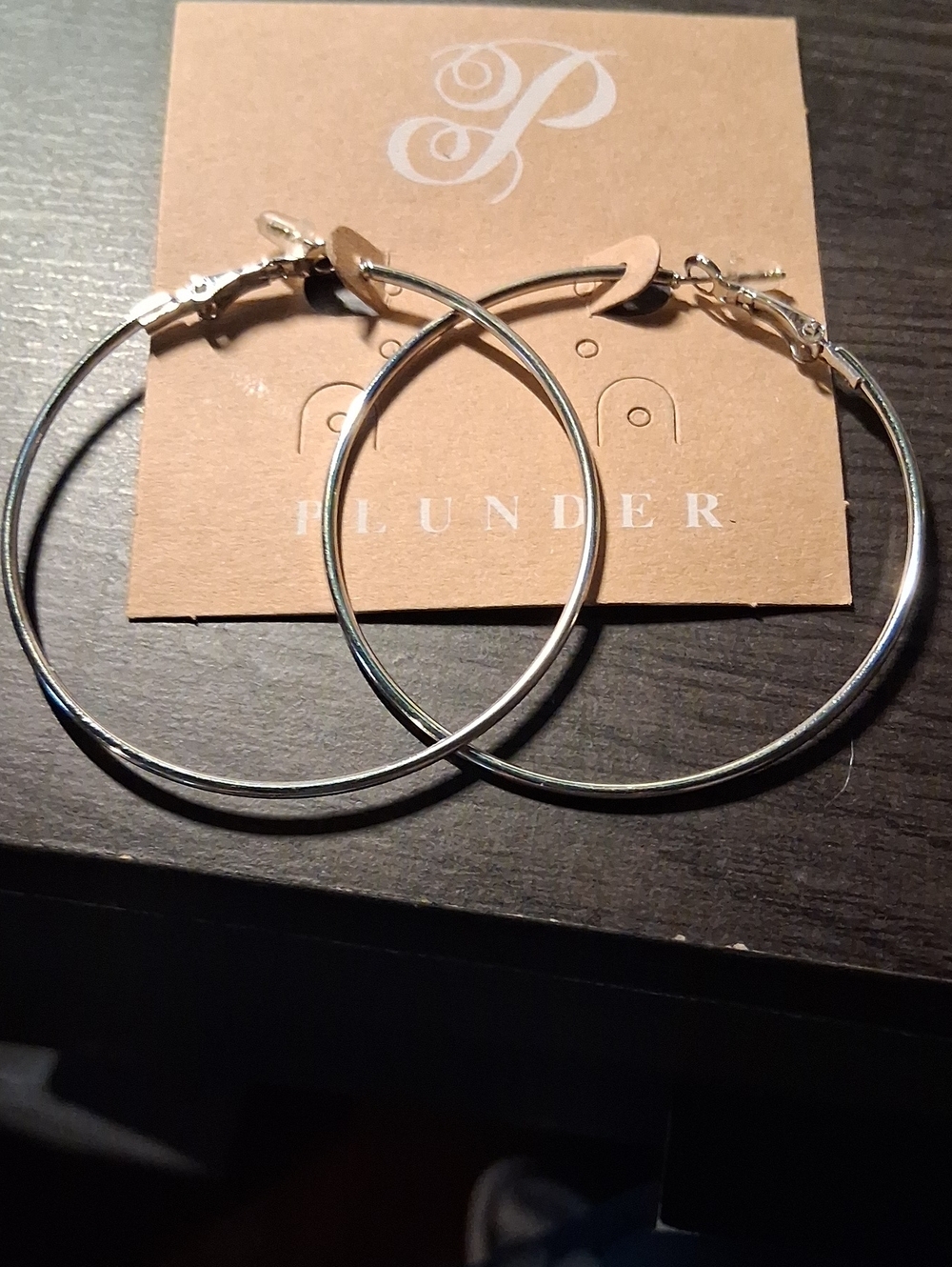 Plunder Silver Hoop Earrings - Classic Silver Hoops